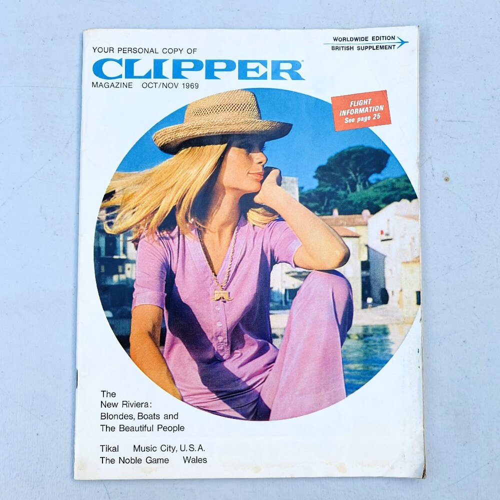 Vintage CLIPPER MAGAZINE OCT/NOV 1969 Issue